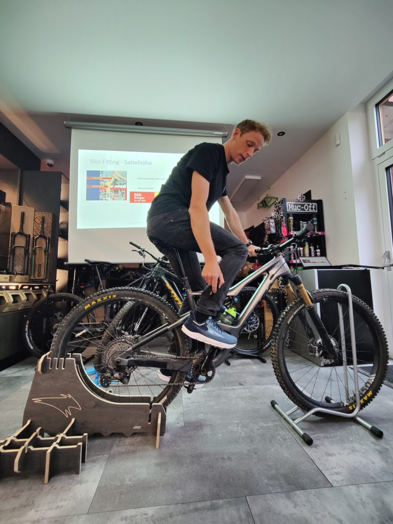 Johannes von Physio 1.0 Ergonomie am Bike