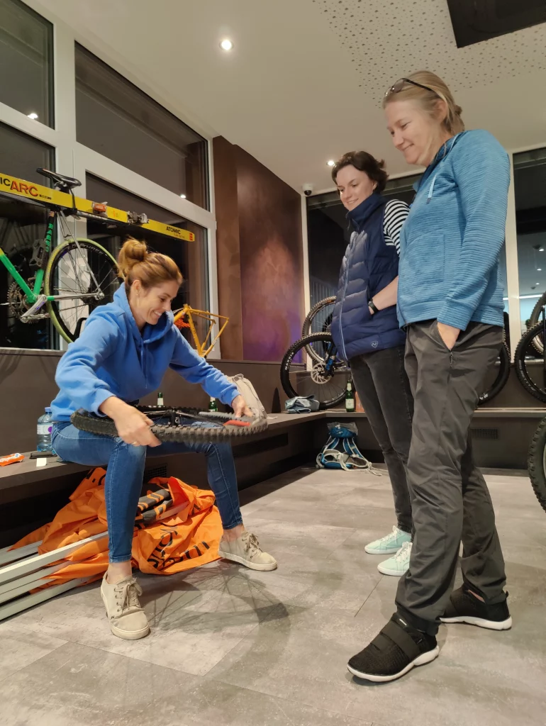 Schlauch wechseln Workshop Fahrrad Girls